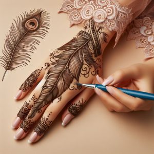 Feathered Mehndi Grace