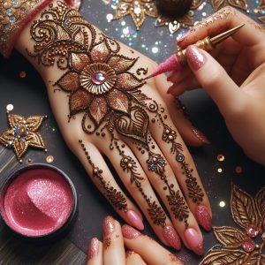 Glittering Mehndi Glam