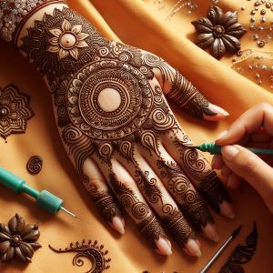 Gujarati Mehndi Glory