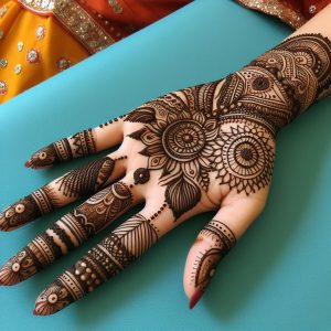 Indo-Western Fusion Mehndi