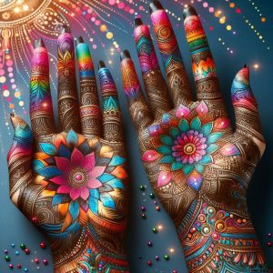 Vibrant Mehndi Colors