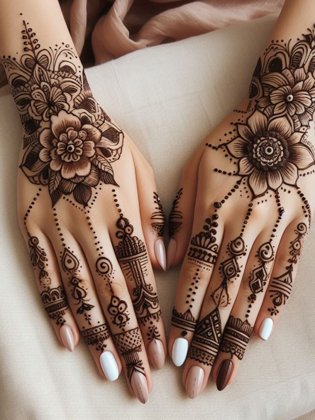 simple mehndi designs for hands