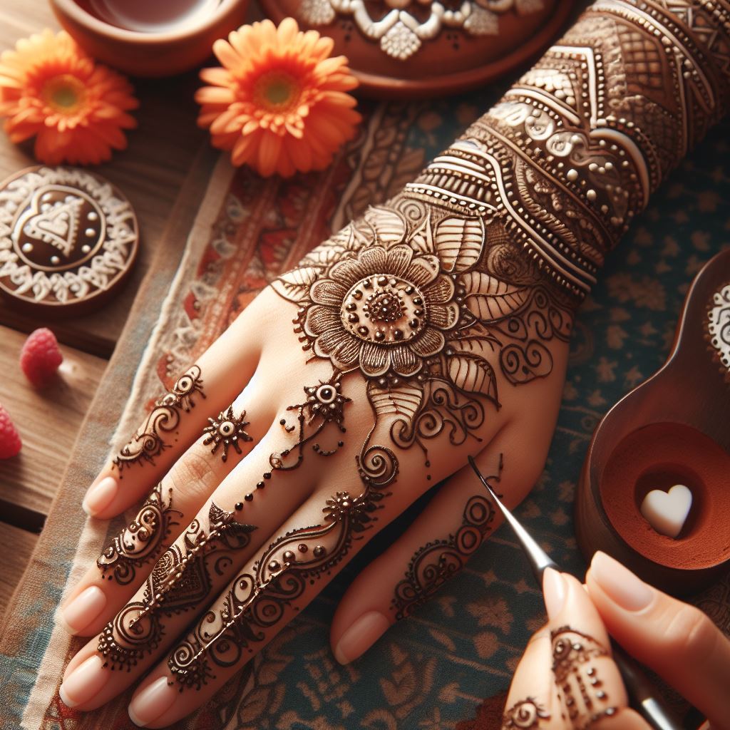 simple mehndi designs for beginners