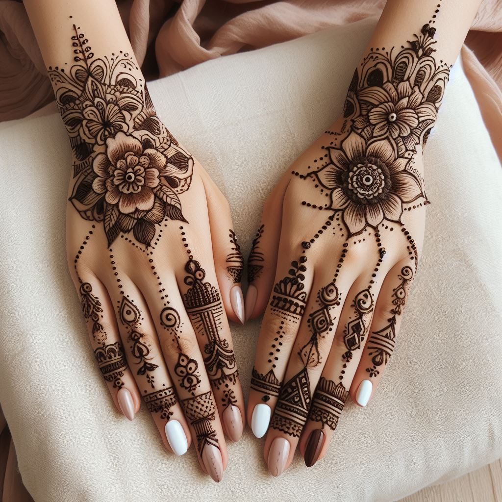 simple mehndi designs for hands