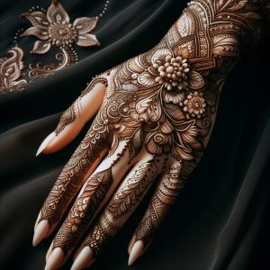 Enigmatic Mehndi Veil