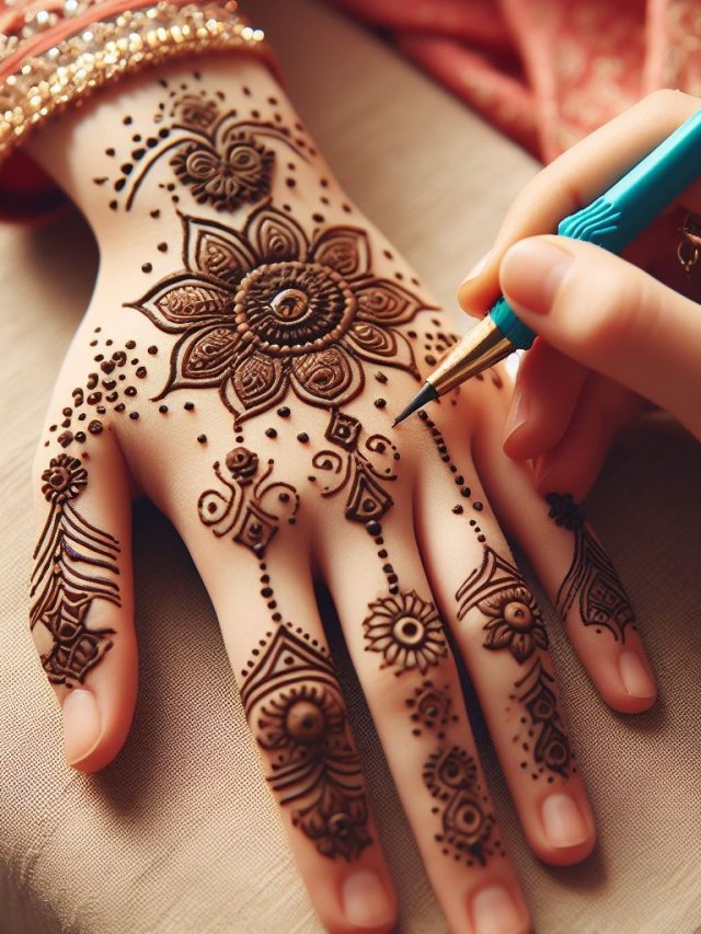 Mehndi Designs Easy for Kids