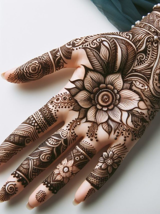 Indian Mehndi Designs Easy Back Hand