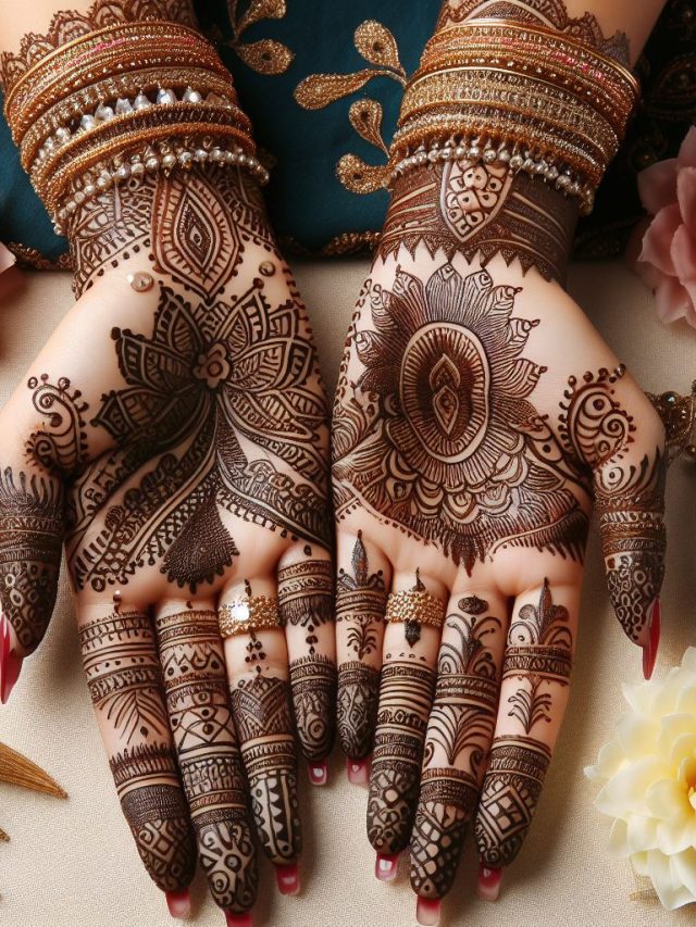 indian mehndi designs easy full hand front and back