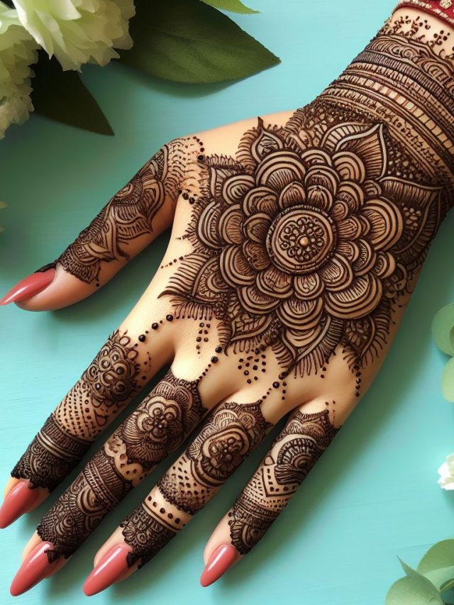 indian mehndi designs easy full hand