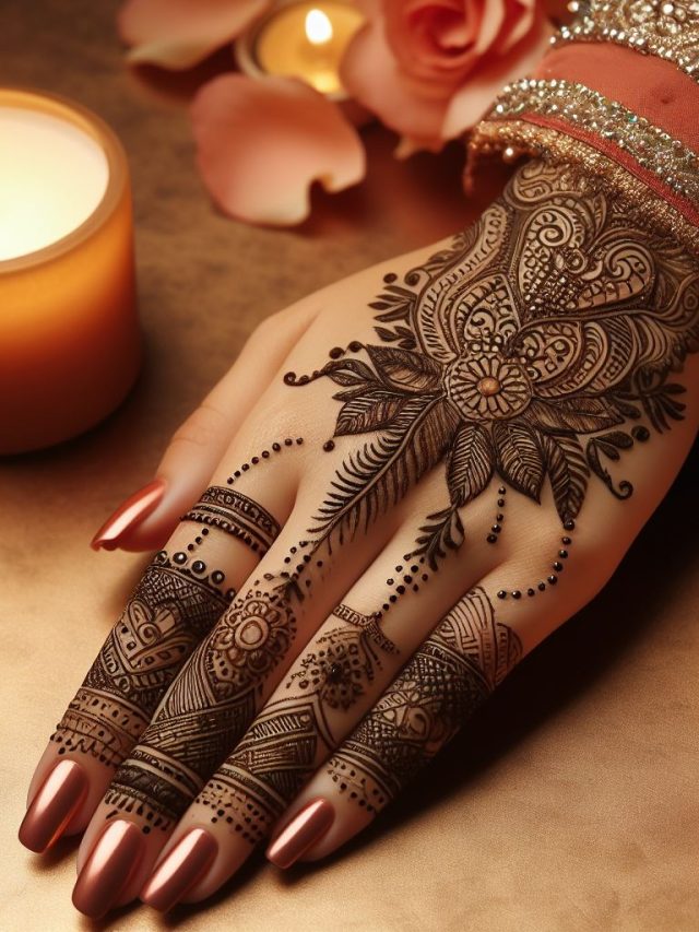 indian mehndi designs easy