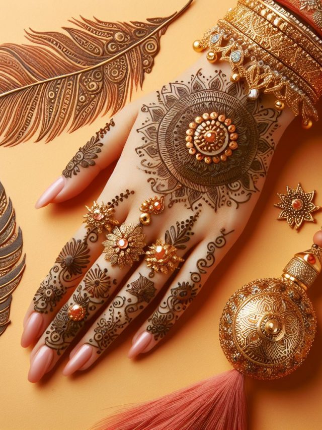 indian mehndi designs simple