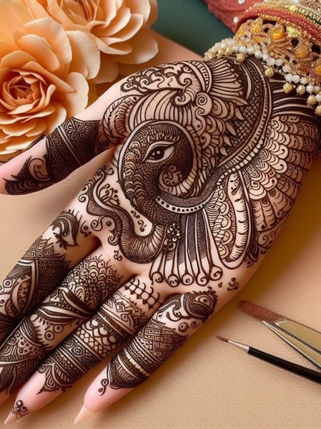 indo arabic mehndi designs