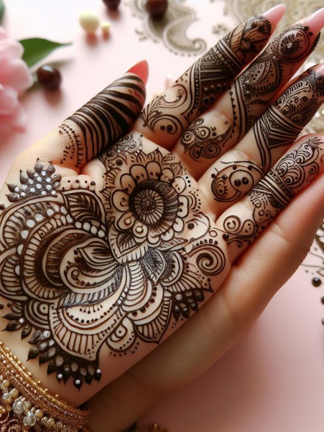 mehndi designs easy for beginners