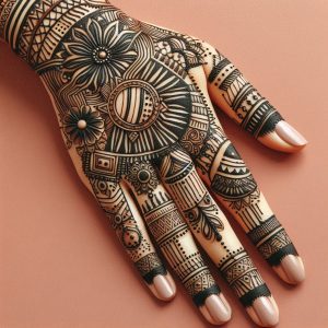 Arabic Mehndi Designs with Abstract Patterns