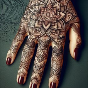 Arabic Mehndi Designs with Mandala Patterns