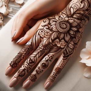 Arabic Mehndi Designs with Modern Elements