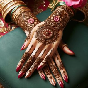 Arabic Mehndi Designs with Symbolic Motifs