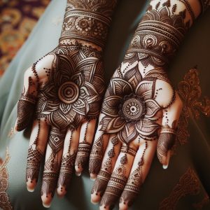 Floral Arabic Mehndi Designs