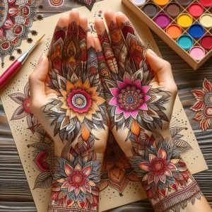 Floral Indian Mehndi Designs