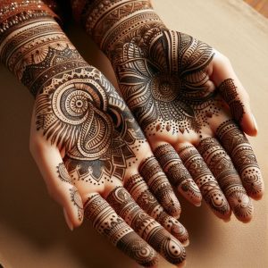 Indian Mehndi Designs with Cultural Fusion