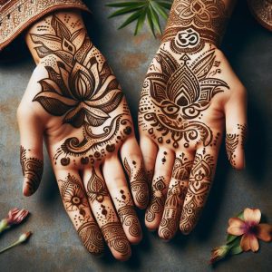 Indian Mehndi Designs with Indian Motifs