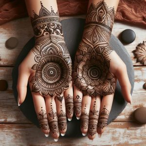 Indian Mehndi Designs with Mandala Patterns