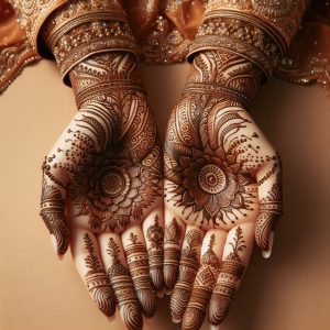 Indian Mehndi Designs with Traditional Motifs