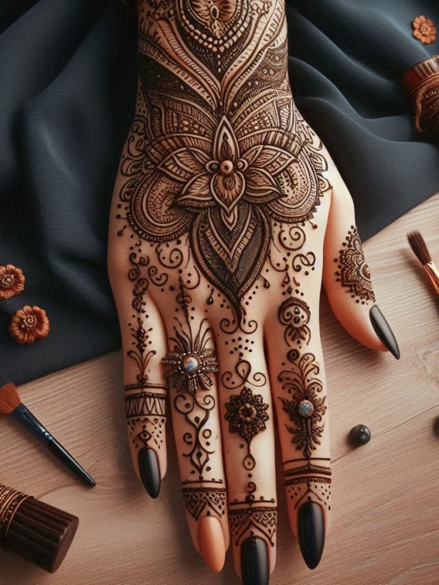 Arabic Mehndi Designs for Back Hands