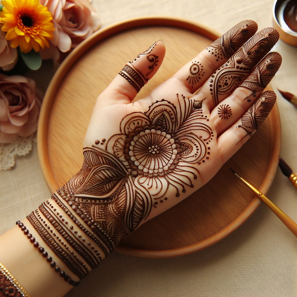 15+ Indian Mehndi Designs for Palm